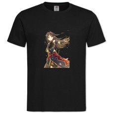 TSword Art Online Beautiful Girl Hero -shirt with Print Sword Art Online Beautiful Girl Hero - 2XL black