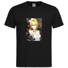 TViolet Evergarden Beautiful Hero -shirt with Print Violet Evergarden Beautiful Hero - 2XL black