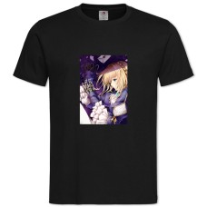 TViolet Evergarden Main Character -shirt with Print Violet Evergarden Main Character - 2XL black