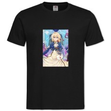 TViolet Evergarden Smile -shirt with Print Violet Evergarden Smile - 2XL black