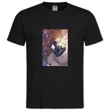 TViolet Evergarden With Flowers -shirt with Print Violet Evergarden With Flowers - 2XL black