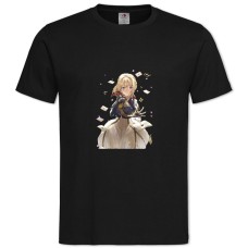 TViolet Evergarden Girl -shirt with Print Violet Evergarden Girl - 2XL black