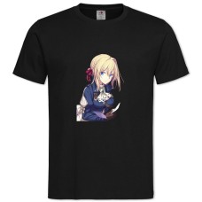 TViolet Evergarden Hero Girl -shirt with Print Violet Evergarden Hero Girl - 2XL black