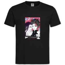 Футболка с принтом Клинок, Рассекающий Демонов Арт - 2XL черная