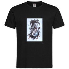 Футболка с принтом Клинок, Рассекающий Демонов Главная Тема - 2XL черная