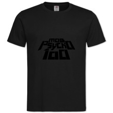 Футболка з принтом Моб Психо 100 Логотип - 2XL чорна