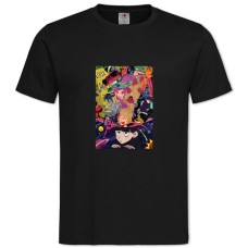 Футболка з принтом Моб Психо 100 Яскравий Арт - 2XL чорна