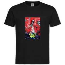 Футболка з принтом Моб Психо 100 Місто - 2XL чорна