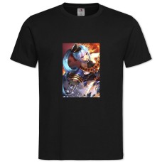 TAzur Lane Hero Print 0023 -shirt with Print Azur Lane Hero Print 0023 - 2XL black