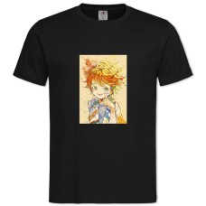 TThe Promised Neverland Hero -shirt with Print The Promised Neverland Hero - 2XL black