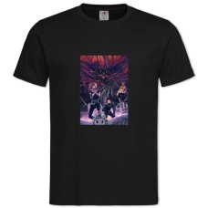 Футболка з принтом Наруто Принт - 2XL чорна