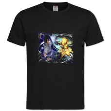 Футболка з принтом Наруто Головні Герої - 2XL чорна