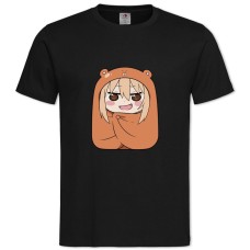 Футболка с принтом Двуличная Сестрёнка Умару-Чан Маленькая Умару - 2XL черная