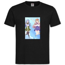 Футболка с принтом Двуличная Сестрёнка Умару-Чан Умару И Тачибана - 2XL черная