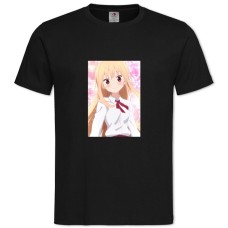 Футболка с принтом Двуличная Сестрёнка Умару-Чан Красивая Умару - 2XL черная