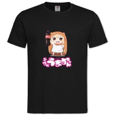 Футболка с принтом Двуличная Сестрёнка Умару-Чан Умару Логотип - 2XL черная