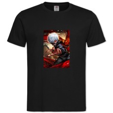 TTokyo Ghoul Ken Kaneki Print -shirt with Print Tokyo Ghoul Ken Kaneki Print - 2XL black