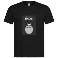 TTonari No Totoro Grey Print -shirt with Print Tonari No Totoro Grey Print - 2XL black