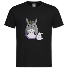 TTonari No Totoro Cute Heroes -shirt with Print Tonari No Totoro Cute Heroes - 2XL black
