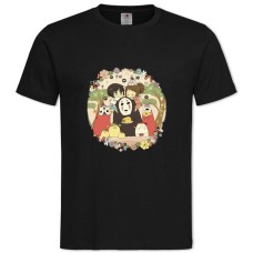 TSen To Chihiro No Kamikakushi Theme -shirt with Print Sen To Chihiro No Kamikakushi Theme - 2XL black