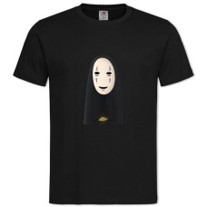 TSen To Chihiro No Kamikakushi No Face Kaonashi -shirt with Print Sen To Chihiro No Kamikakushi No Face Kaonashi - 2XL black