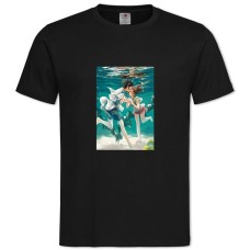 TSen To Chihiro No Kamikakushi Love -shirt with Print Sen To Chihiro No Kamikakushi Love - 2XL black