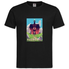 TSen To Chihiro No Kamikakushi House -shirt with Print Sen To Chihiro No Kamikakushi House - 2XL black