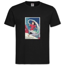 TSen To Chihiro No Kamikakushi Chihiro Ogino Hero -shirt with Print Sen To Chihiro No Kamikakushi Chihiro Ogino Hero - 2XL black
