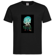 TSen To Chihiro No Kamikakushi Theme Print -shirt with Print Sen To Chihiro No Kamikakushi Theme Print - 2XL black
