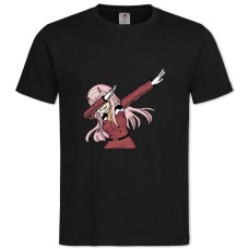 TDarling In The Franxx Funny Zero Two Dub -shirt with Print Darling In The Franxx Funny Zero Two Dub - 2XL black