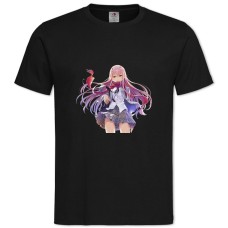 TDarling In The Franxx Amazing Zero Two Hero -shirt with Print Darling In The Franxx Amazing Zero Two Hero - 2XL black