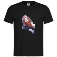 TDarling In The Franxx Cute Zero Two -shirt with Print Darling In The Franxx Cute Zero Two - 2XL black
