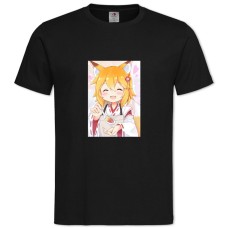 TSewayaki Kitsune No Senko-San Hero -shirt with Print Sewayaki Kitsune No Senko-San Hero - 2XL black
