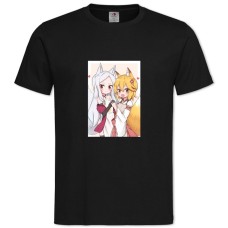 TSewayaki Kitsune No Senko-San Girls -shirt with Print Sewayaki Kitsune No Senko-San Girls - 2XL black