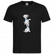 T101 Dalmatians Puppies -shirt with Print 101 Dalmatians Puppies - 2XL black