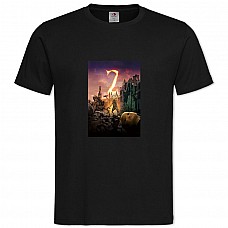 Футболка з принтом 9 Дев'ять 2 - 2XL чорна