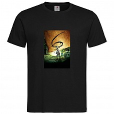 Футболка з принтом 9 Дев'ять 6 - 2XL чорна