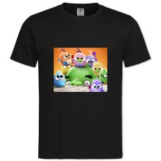 TAngry Birds Cute Little Birds -shirt with Print Angry Birds Cute Little Birds - 2XL black