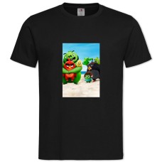 TAngry Birds Heroes -shirt with Print Angry Birds Heroes - 2XL black