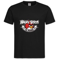 TAngry Birds 10 Years -shirt with Print Angry Birds 10 Years - 2XL black
