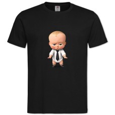TBaby Boss Cute -shirt with Print Baby Boss Cute - 2XL black