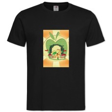 Футболка с принтом Моя Маленькая Пони Пони Эплджек - 2XL черная