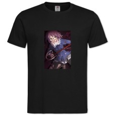 TBeyond The Boundary Cute Kuriyama Mirai -shirt with Print Beyond The Boundary Cute Kuriyama Mirai - 2XL black