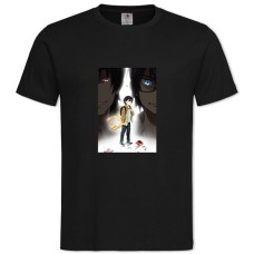 Футболка с принтом Город, В Котором Меня Нет Тематика - 2XL черная