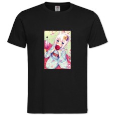 Футболка з принтом Неко Пара Котячий Рай Ванилла Неко - 2XL чорна