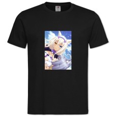 Футболка з принтом Неко Пара Котячий Рай Забавні Дівчата - 2XL чорна