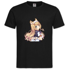 Футболка з принтом Неко Пара Котячий Рай Мапл - 2XL чорна