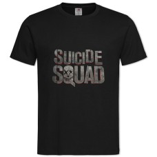 TSuicide Squad Grey Logo -shirt with Print Suicide Squad Grey Logo - 2XL black