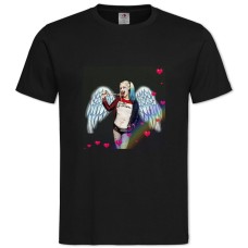 TSuicide Squad Harley Quinn Angel -shirt with Print Suicide Squad Harley Quinn Angel - 2XL black
