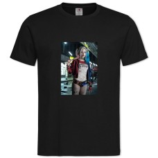 TSuicide Squad Harley Quinn Hero -shirt with Print Suicide Squad Harley Quinn Hero - 2XL black